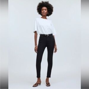 Madewell Black Classic Stretchy 10" High-Rise Skinny Jeans